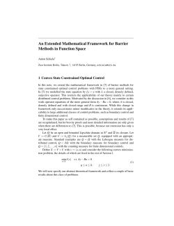 An Extended Mathematical Framework for Barrier Methods in