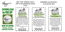 SUMMER GLOW BALL Is AUGUST 8th! GET THE VARGO GOLF