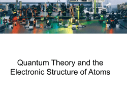 Angular Momentum Quantum Number: l