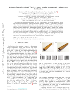Analysis of one-dimensional Yut-Nori game: winning strategy and