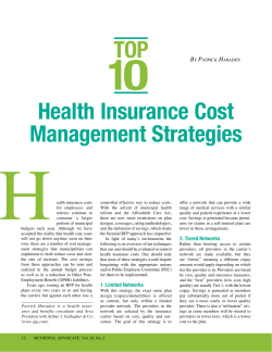 Top 10 Health Insurance Cost Management Strategies
