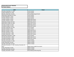 Community Events Calendar US Bank Stadium