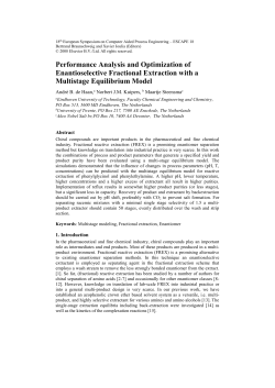 Performance Analysis and Optimization of Enantioselective