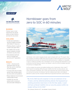 Hornblower goes from zero to SOC in 60 minutes