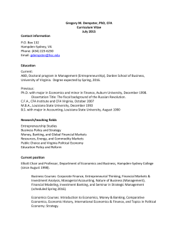 Statement of Purpose and Research Direction