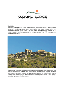 Kuzuko Lodge