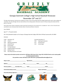 Georgia Gwinnett College`s High School Baseball Showcase