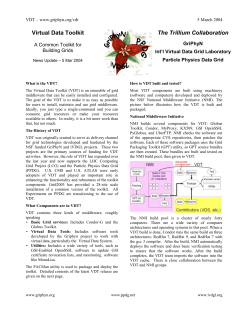 PPDG Quarterly Status Report for