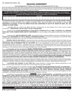 2017 Freeride Adult Release Forms