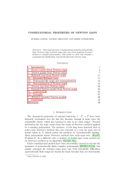 Combinatorial properties of Newton maps
