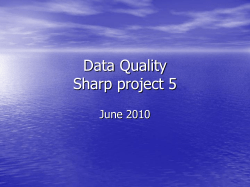Data Quality Sharp 5