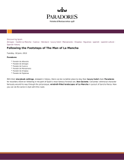 Paradores de Turismo - Following the Footsteps of The Man of La