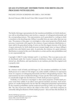 quasi-stationary distributions for birth-death processes