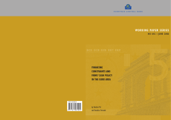 Financing constraints and firms` cash policy in the euro area