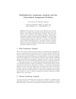 Multiobjective Landscape Analysis and the Generalized Assignment