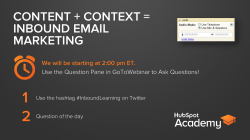 content + context = inbound email marketing