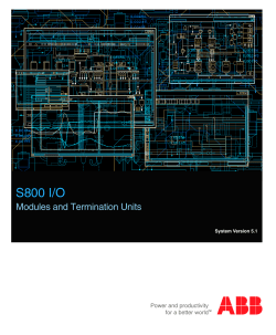 S800 IO Modules and Termination Units