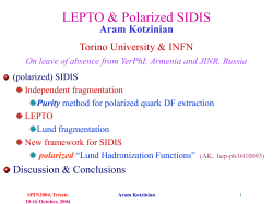 Lectures on Polarized DIS - SPIN2004