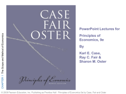 Principles of Economics, Case and Fair,9e
