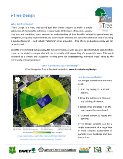 i-Tree Design Fact Sheet