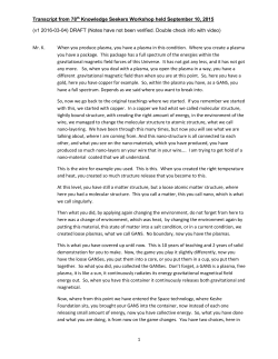 Transcript from 78th Knowledge Seekers Workshop held September