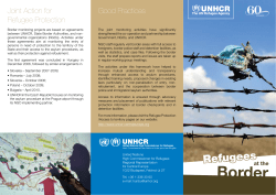 Joint Action for Refugee Protection Good Practices