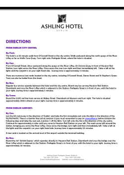 directions - Ashling Hotel