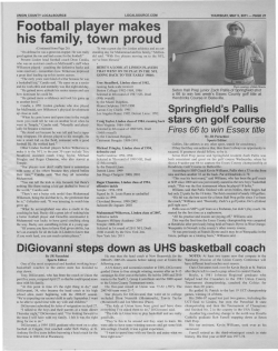 Football player makes his family, town proud