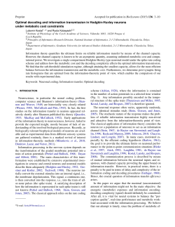 Optimal decoding and information transmission in Hodgkin