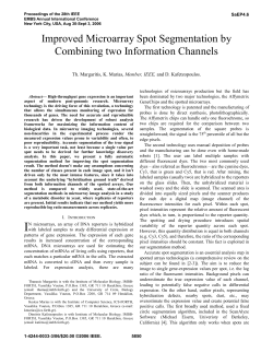 Improved Microarray Spot Segmentation by Combining Two