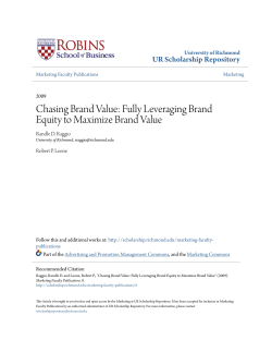 Chasing Brand Value: Fully Leveraging Brand Equity to Maximize