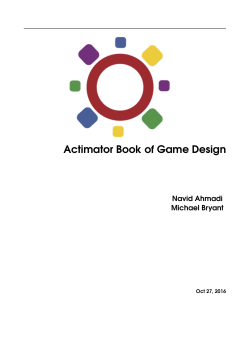 Actimator Book of Game Design