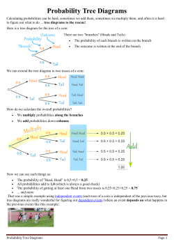 Probability Tree Diagrams