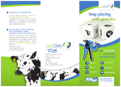 Stop playing with genetics