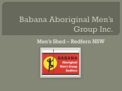 Babana Aboriginal Men*s Group Inc.
