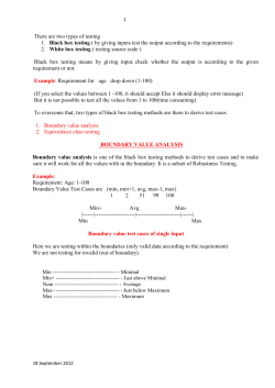 In case of three inputs Boundary value Test cases are