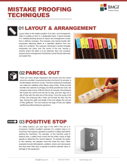 mistake proofing techniques