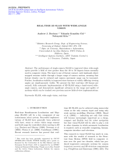 IAV2004 - PREPRINTS 5th IFAC/EURON Symposium on Intelligent