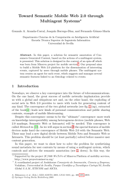 Toward Semantic Mobile Web 2.0 through Multiagent Systems