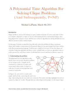 Polynomial Time Algorithm For Solving Clique Problems.pages