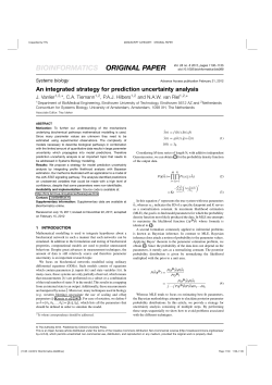 An integrated strategy for prediction uncertainty
