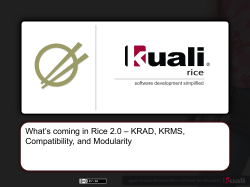 Slide 1 - Kuali Wiki