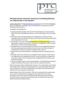 PRC text mining survey news release May 2016