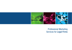 Professional Marketing Services for Legal Firms