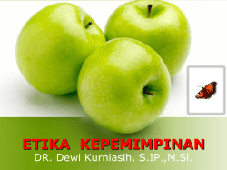 etika kepemimpinan