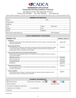 membership application