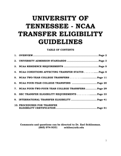 Procedure For International Admission and Matriculation