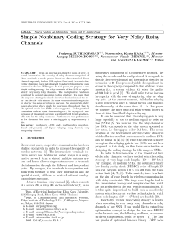 Simple Nonbinary Coding Strategy for Very Noisy
