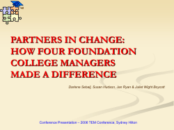 Partners in Change