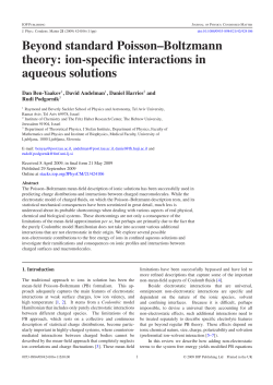 Beyond standard Poisson--Boltzmann theory: ion